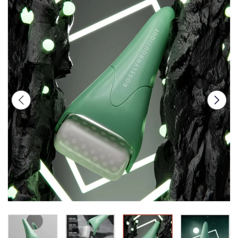 Roselyn Boutique Ice Roller & Gua Sha - Mint Green